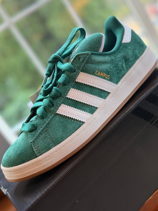 adidas Shoes - Adidas Campus ADV Green Suede Gum Sole Sneakers Unisex Women’s 9 / Men’s 8 NIB